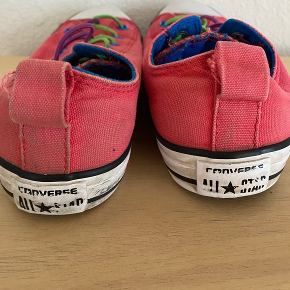 Converse Kids' Sneakers with Blue and Green Accents - Picture 4 of 6